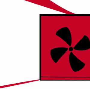 Blower Door Fan Illustration